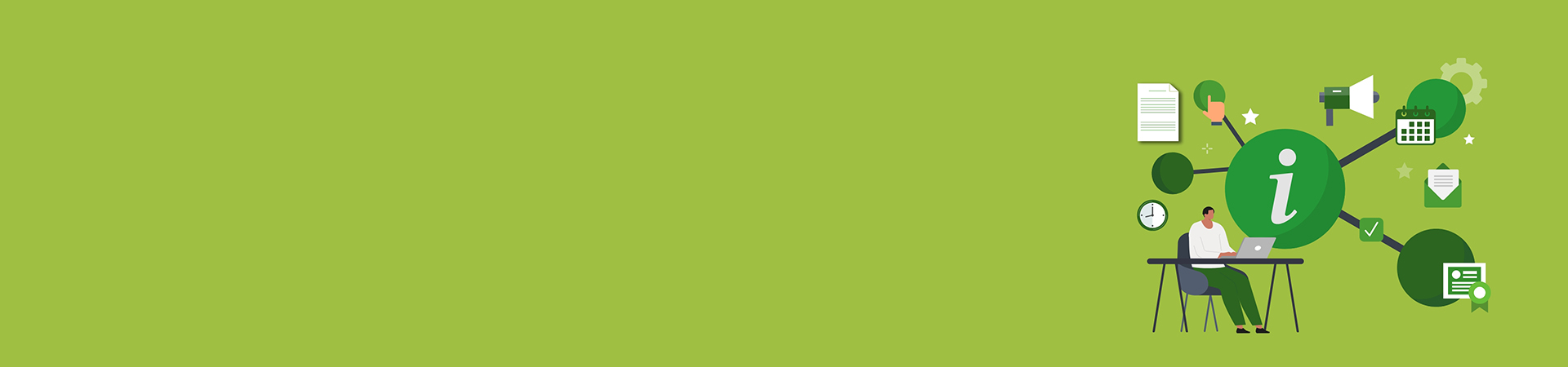 Graphic showing someone accessing a parent portal