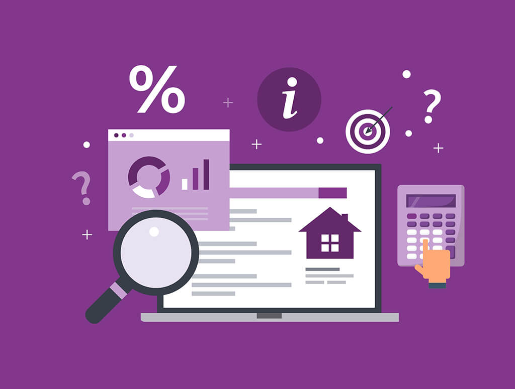 Graphic showing various resources on a website