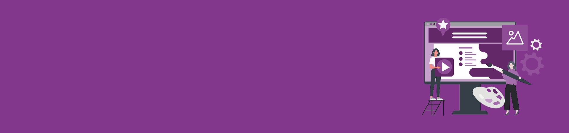 2 girls working on designing a web page